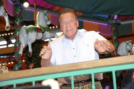Arnold Schwarzenegger auf dem Oktoberfest 2019 in München