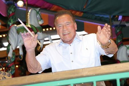 Arnold Schwarzenegger auf dem Oktoberfest 2019 in München