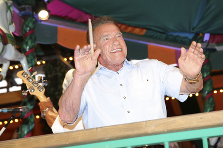 Arnold Schwarzenegger auf dem Oktoberfest 2019 in München
