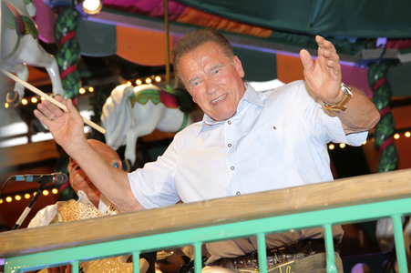 Arnold Schwarzenegger auf dem Oktoberfest 2019 in München