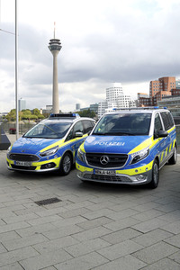 Vorstellung der neuen Streifenwagen der Polizei NRW in Düsseldorf