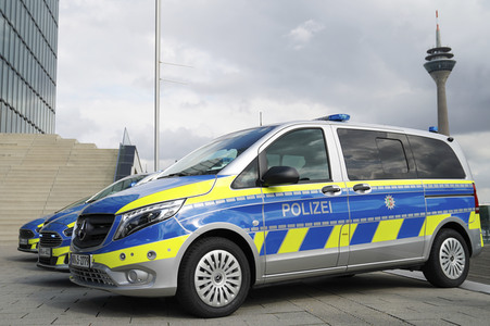 Vorstellung der neuen Streifenwagen der Polizei NRW in Düsseldorf