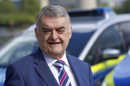 Vorstellung der neuen Streifenwagen der Polizei NRW in Düsseldorf