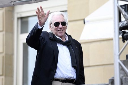 Ankunft von Donald Sutherland auf dem San Sebastian International Film Festival 2019