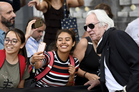 Ankunft von Donald Sutherland auf dem San Sebastian International Film Festival 2019