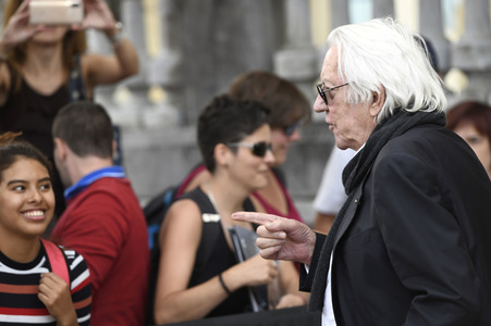 Ankunft von Donald Sutherland auf dem San Sebastian International Film Festival 2019