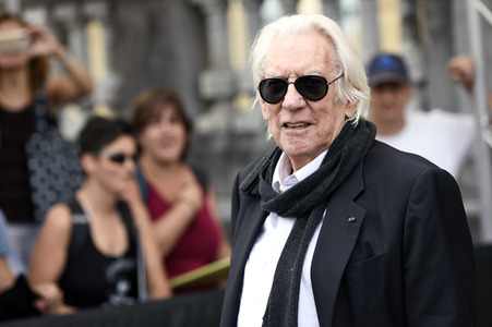 Ankunft von Donald Sutherland auf dem San Sebastian International Film Festival 2019