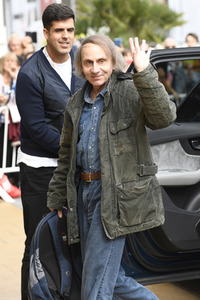 Ankunft von Michel Houellebecq auf dem San Sebastian International Film Festival 2019