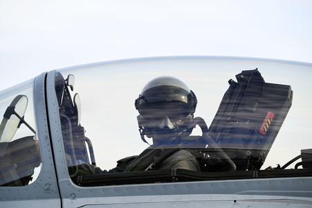 Bundesverteidigungsministerin Annegret Kramp-Karrenbauer in Nörvenich