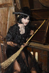 Halloween Photoshooting mit Natascha Ochsenknecht in Berlin