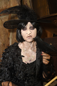 Halloween Photoshooting mit Natascha Ochsenknecht in Berlin