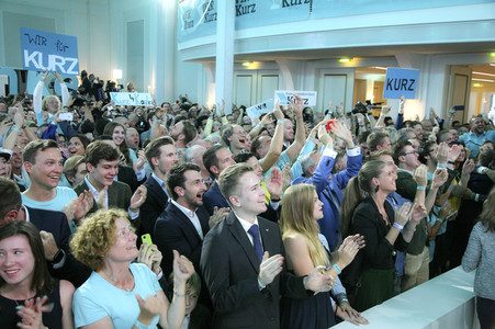 Wahlfeier der ÖVP in Wien
