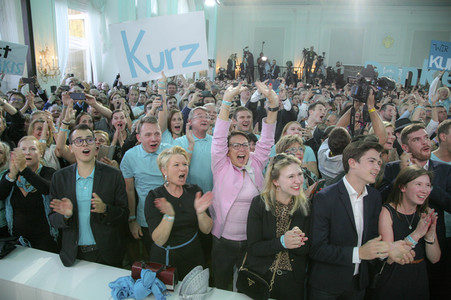 Wahlfeier der ÖVP in Wien