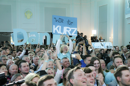 Wahlfeier der ÖVP in Wien