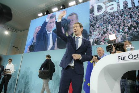 Wahlfeier der ÖVP in Wien