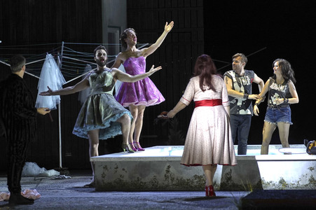 Fotoprobe 'Die lustigen Weiber von Windsor' in Berlin