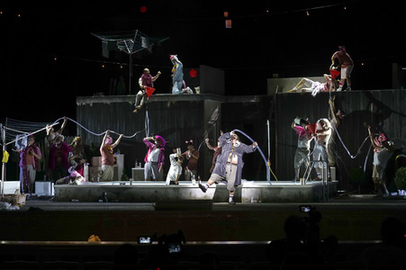 Fotoprobe 'Die lustigen Weiber von Windsor' in Berlin