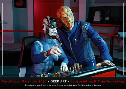 FARBKÖRPER Kalender 2020: Geek Art-Bodypainting und Transformaking
