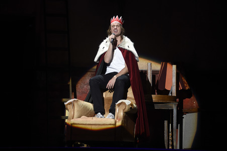 Theaterprobe 'Rio Reiser - Mein Name ist Mensch' in Berlin