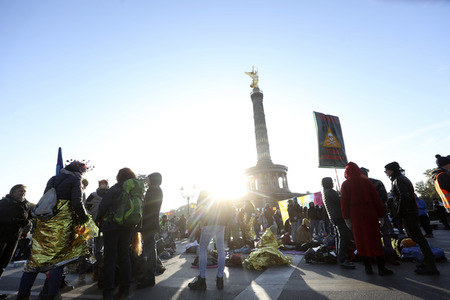 Extinction Rebellion Protestaktion in Berlin