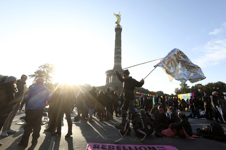 Extinction Rebellion Protestaktion in Berlin