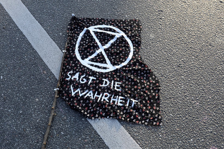 Extinction Rebellion Protestaktion in Berlin