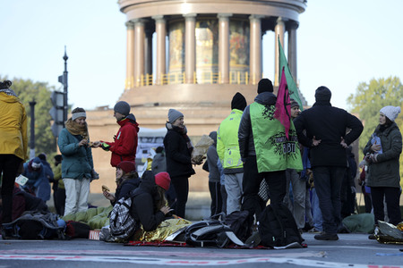 Extinction Rebellion Protestaktion in Berlin