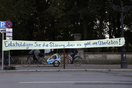 Extinction Rebellion Protestaktion in Berlin