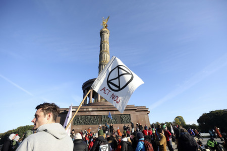 Extinction Rebellion Protestaktion in Berlin