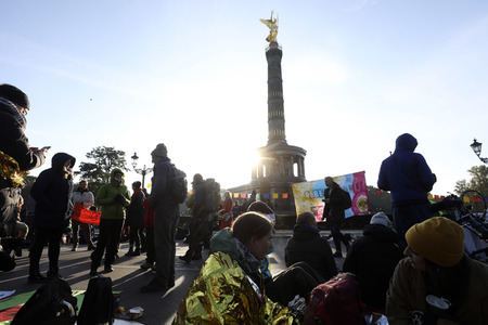 Extinction Rebellion Protestaktion in Berlin