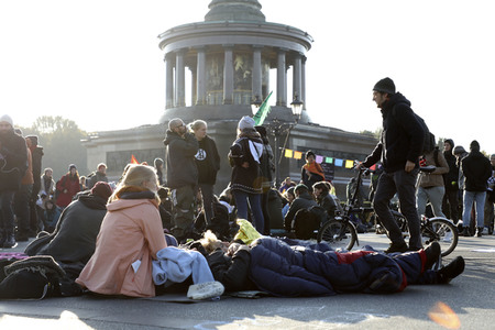 Extinction Rebellion Protestaktion in Berlin