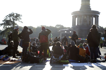 Extinction Rebellion Protestaktion in Berlin