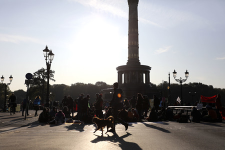 Extinction Rebellion Protestaktion in Berlin