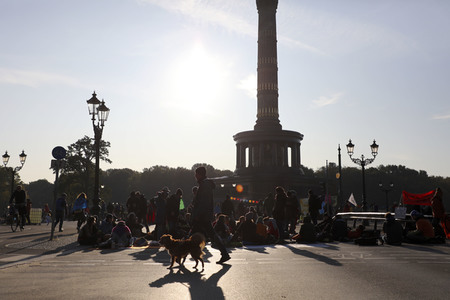 Extinction Rebellion Protestaktion in Berlin