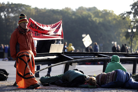 Extinction Rebellion Protestaktion in Berlin