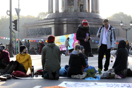 Extinction Rebellion Protestaktion in Berlin