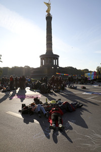 Extinction Rebellion Protestaktion in Berlin