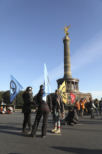 Extinction Rebellion Protestaktion in Berlin