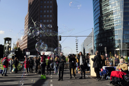 Extinction Rebellion Protestaktion in Berlin