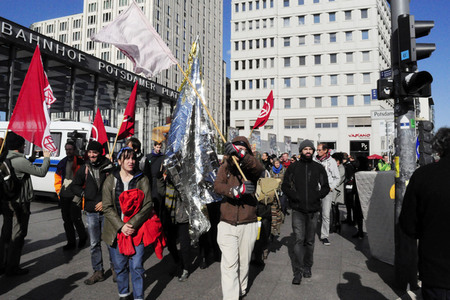Extinction Rebellion Protestaktion in Berlin