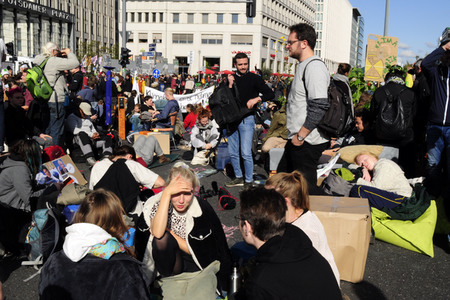 Extinction Rebellion Protestaktion in Berlin