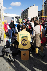 Extinction Rebellion Protestaktion in Berlin