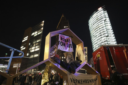 Extinction Rebellion Protestaktion in Berlin