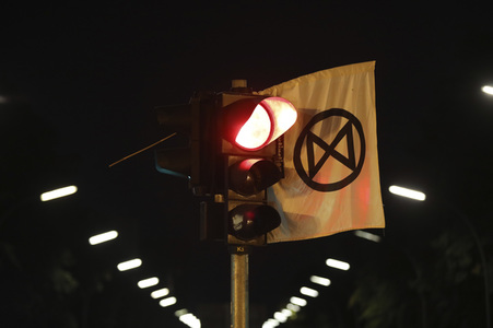 Extinction Rebellion Protestaktion in Berlin
