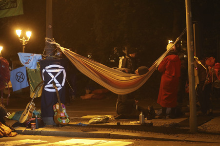 Extinction Rebellion Protestaktion in Berlin