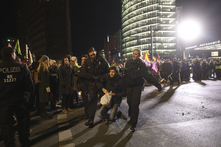 Extinction Rebellion Protestaktion in Berlin