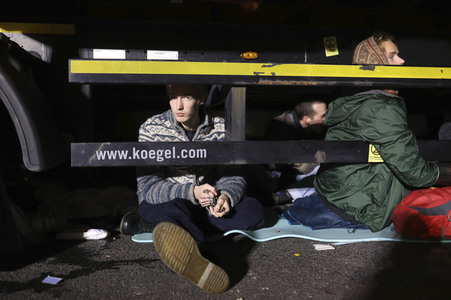 Extinction Rebellion Protestaktion in Berlin