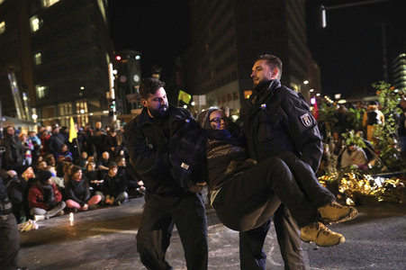 Extinction Rebellion Protestaktion in Berlin