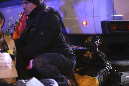 Extinction Rebellion Protestaktion in Berlin