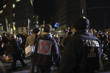 Extinction Rebellion Protestaktion in Berlin